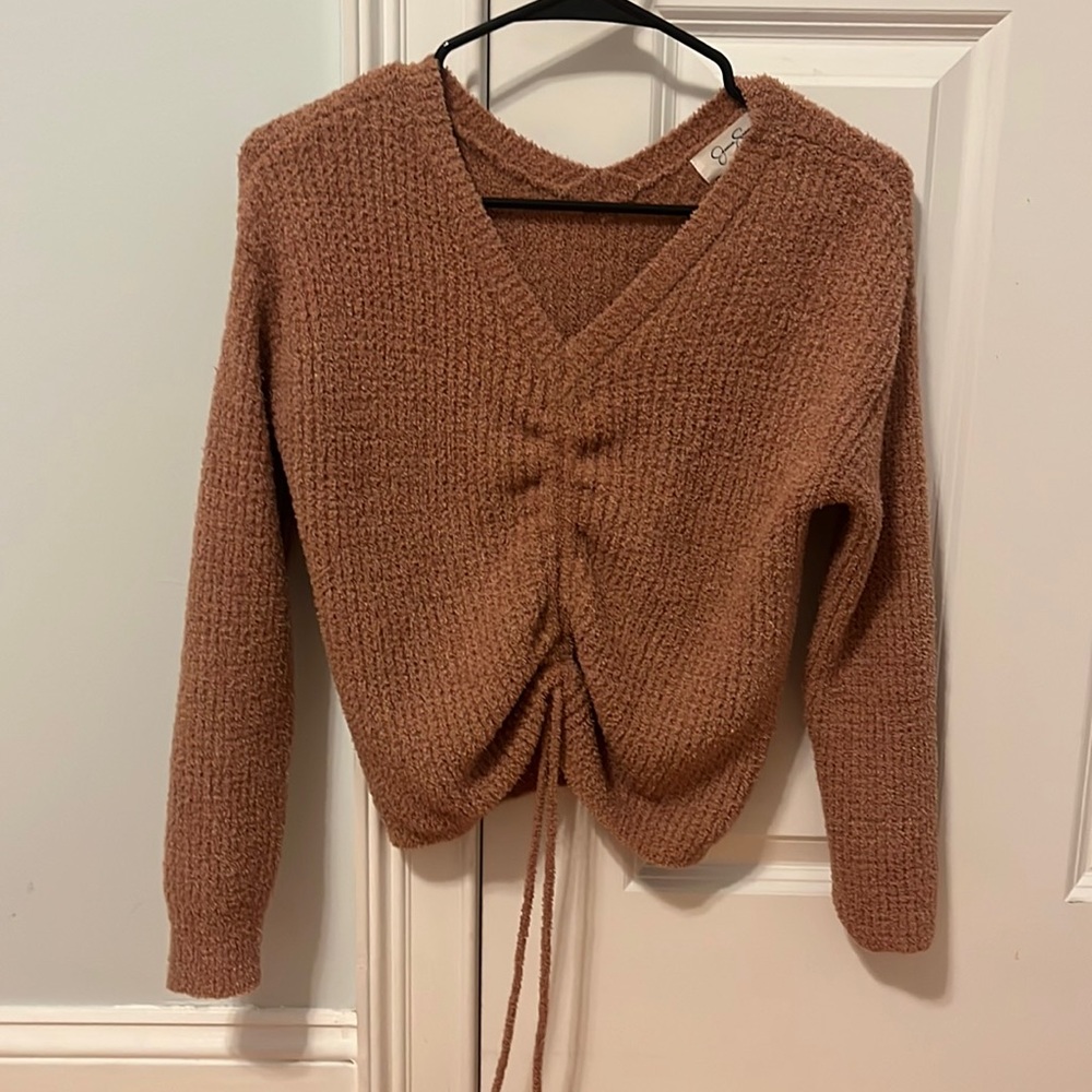 Comfy brown sweater!